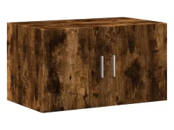 Armario de pared roble ahumado 70x42,5x40 cm madera de ingeniería