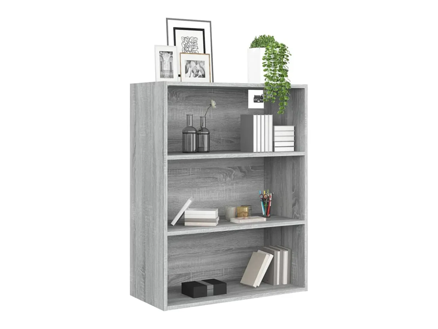 Armario de pared Sonoma gris 69,5x32,5x90 cm