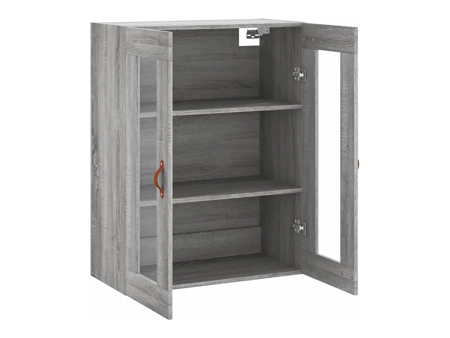Armario de pared Sonoma gris 69,5x34x90 cm
