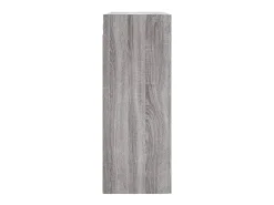 Armario de pared Sonoma gris 69,5x34x90 cm madera de ingeniería