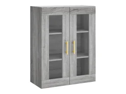 Armario de pared Sonoma gris 69,5x34x90 cm