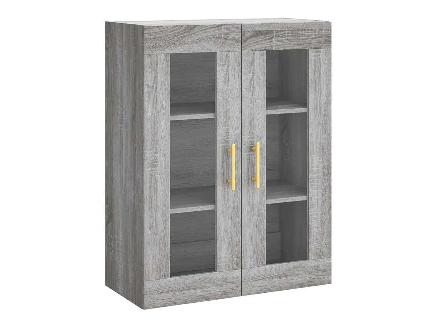 Armario de pared Sonoma gris 69,5x34x90 cm