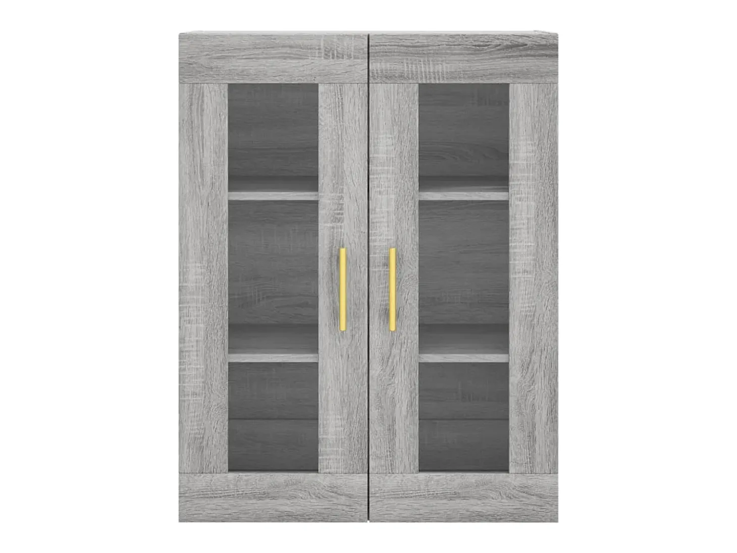 Armario de pared Sonoma gris 69,5x34x90 cm