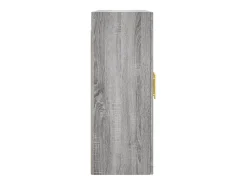 Armario de pared Sonoma gris 69,5x34x90 cm