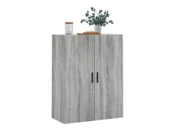 Armario de pared Sonoma gris 69,5x34x90 cm