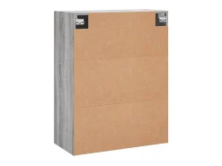 Armario de pared Sonoma gris 69,5x34x90 cm