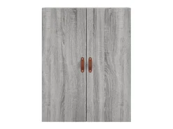Armario de pared Sonoma gris 69,5x34x90 cm