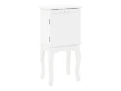 Armario joyero de pie blanco
