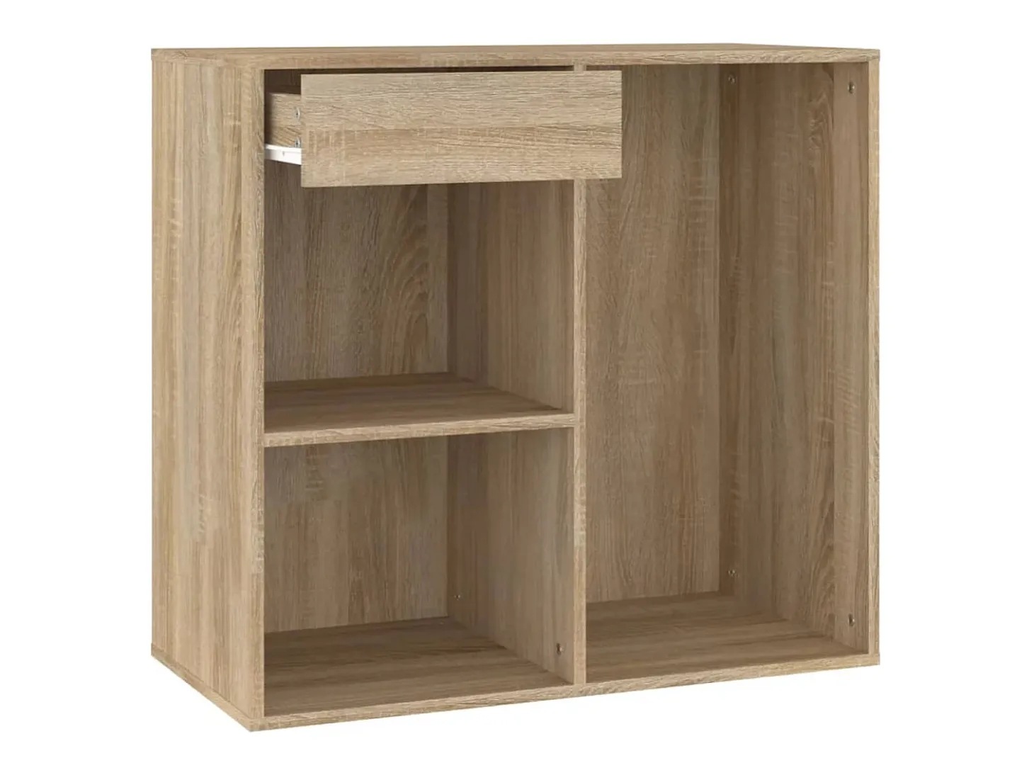Armario maquillaje madera contrachapada roble Sonoma 80x40x75cm
