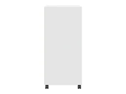 Armario rodante blanco 55x40x91 cm madera de ingeniería