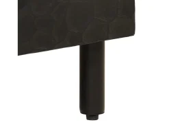Armarios auxiliares 2 piezas madera maciza mango negro 60x33x75cm