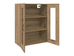 Armarios de pared 2 piezas roble artesanal 69,5 x 34 x 90 cm