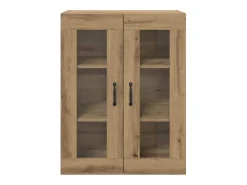 Armarios de pared 2 piezas roble artesanal 69,5 x 34 x 90 cm