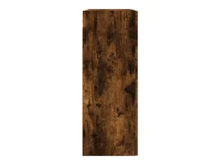 Armarios de pared 2 piezas roble ahumado 69,5x34x90 cm