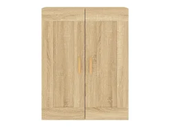 Armarios de pared 2 uds madera de ingeniería roble Sonoma