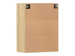 Armarios de pared 2 uds madera de ingeniería roble Sonoma