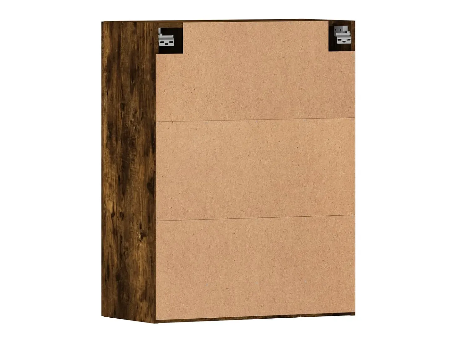 Armarios de pared 2 uds madera de ingeniería roble ahumado
