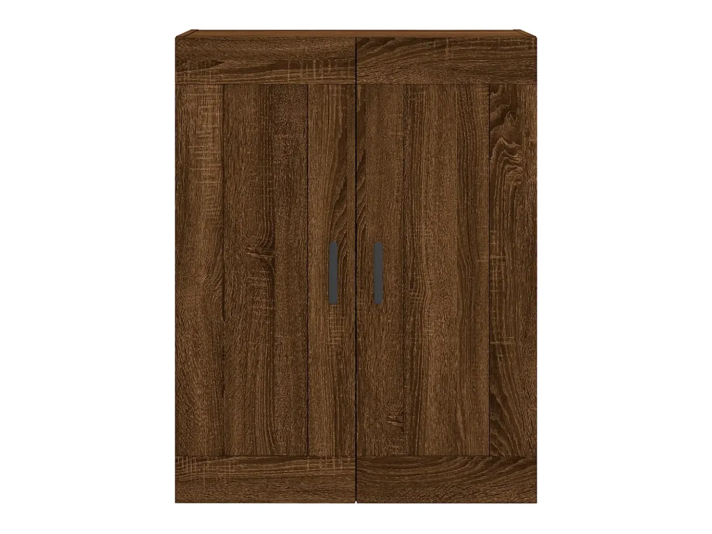 Armarios de pared 2 unidades madera de ingeniería marrón roble