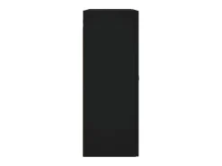 Armarios de pared 2 unidades madera de ingeniería negro