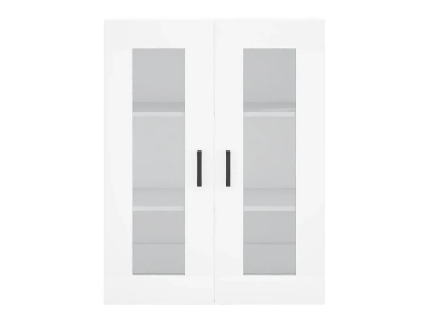 Armarios de pared 2 unidades madera de ingeniería blanco