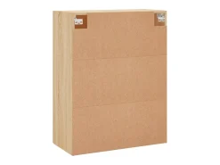 Armarios de pared 2 unidades madera de ingeniería roble Sonoma