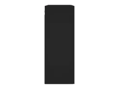 Armarios de pared 2 unidades madera de ingeniería negro