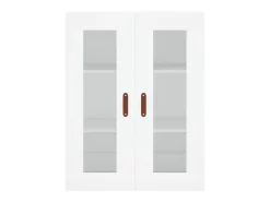 Armarios de pared 2 unidades madera de ingeniería blanco