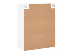 Armarios de pared 2 unidades madera de ingeniería blanco