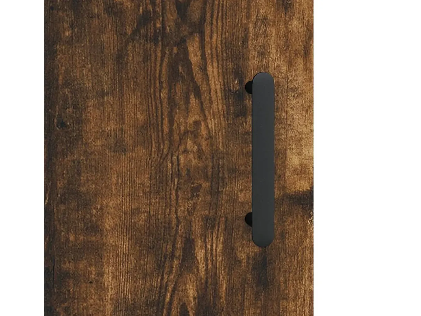 Armarios de pared de 2 piezas, roble ahumado, madera de ingeniería