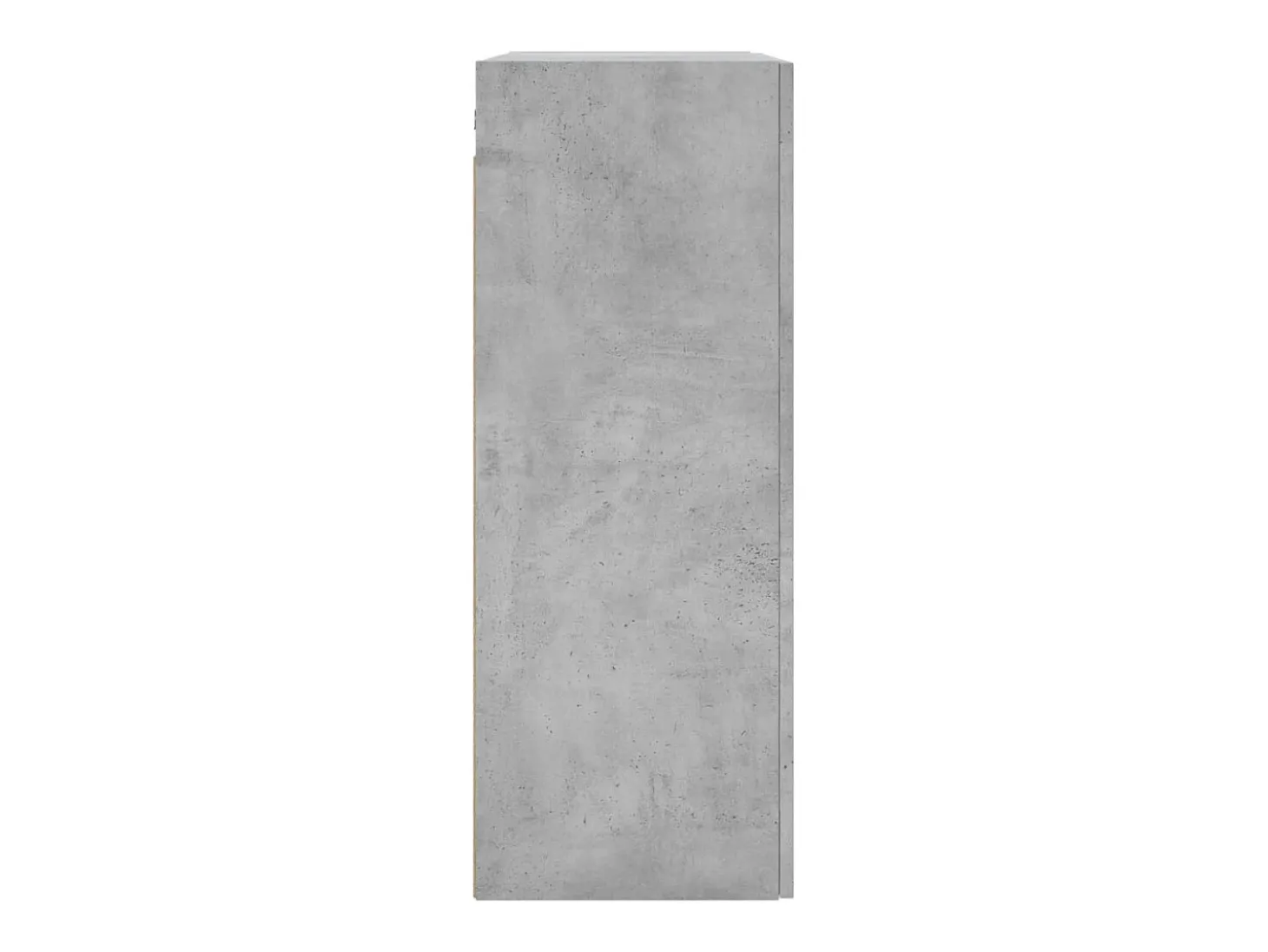 Armarios de pared de 2 piezas, gris hormigón, madera de ingeniería