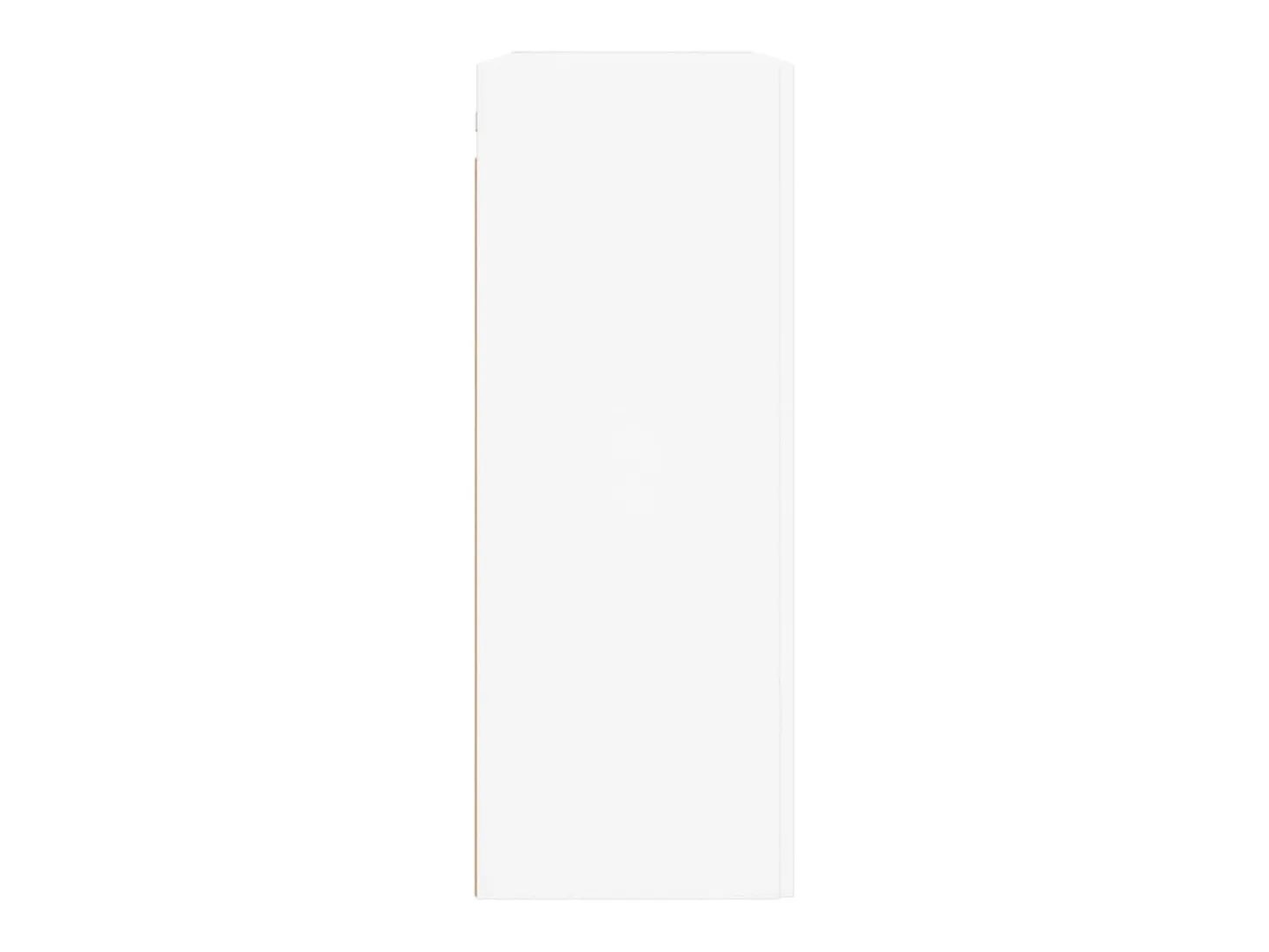 Armarios de pared de 2 piezas de madera de ingeniería blanca