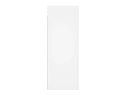 Armarios de pared de 2 piezas de madera de ingeniería blanca