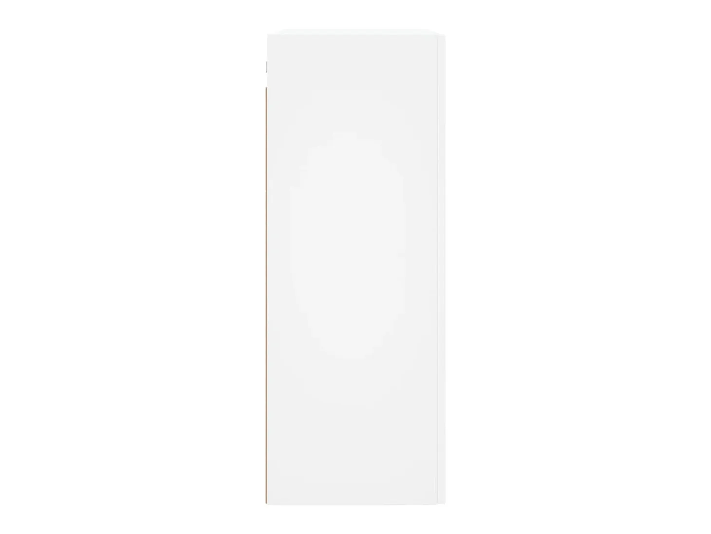 Armarios de pared de 2 piezas de madera de ingeniería blanca