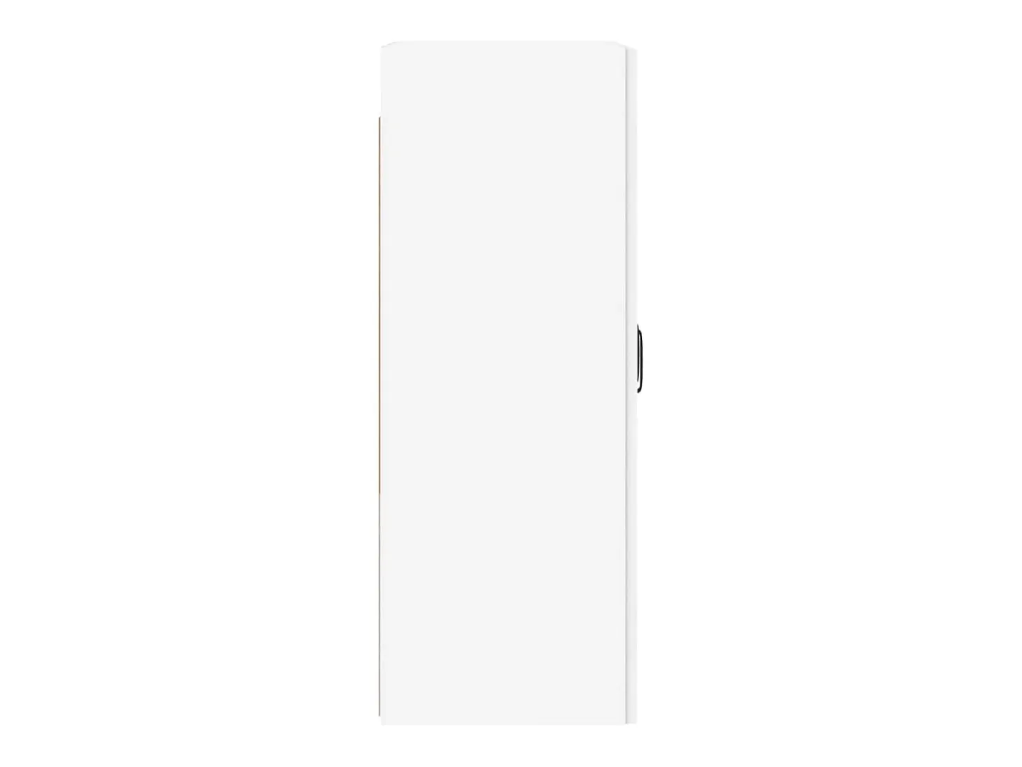 Armarios de pared de 2 piezas, madera de ingeniería blanca