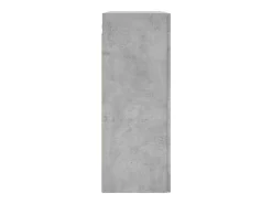 Armarios de pared de 2 piezas, gris hormigón, madera de ingeniería
