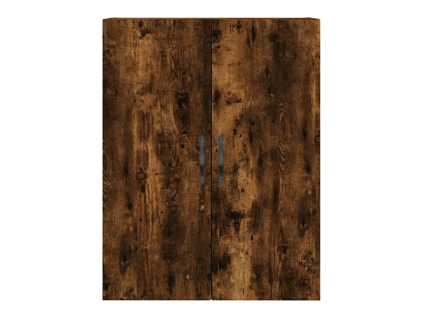 Armarios de pared de 2 piezas, roble ahumado, madera de ingeniería