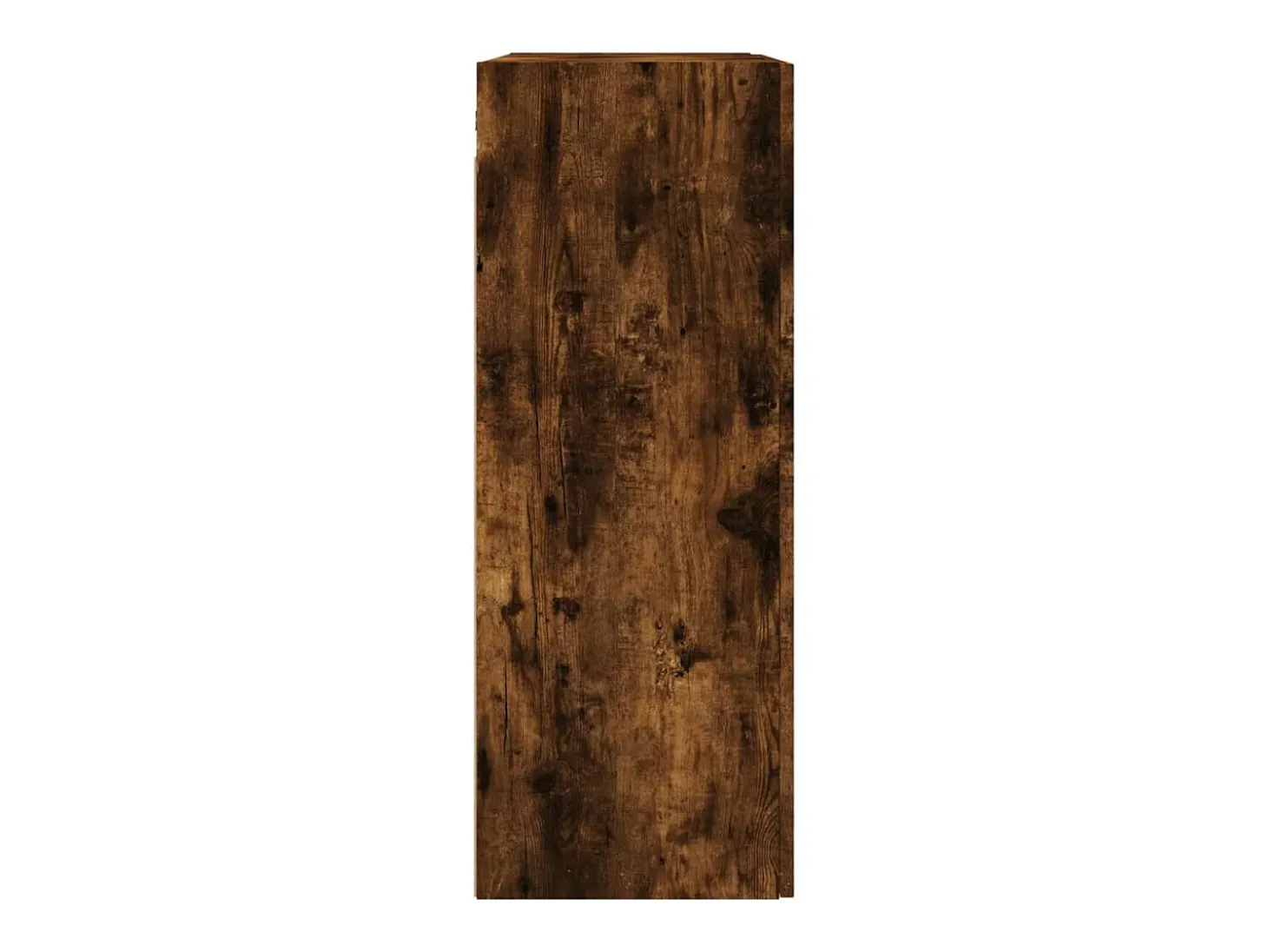 Armarios de pared de 2 piezas, roble ahumado, madera de ingeniería