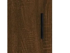 armarios de pared de madera de ingeniería de color marrón roble