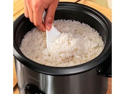 Arrocera eléctrica Cecotec RiceFusion 7000 Inox 700W 1,8L inox/negro