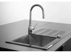 Ascott Mezclador para fregadero con ducha extraíble cromado Essebagno