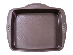 Bandeja honda para horno Asimetría Pyrex antiadherente inox 27x35 cm