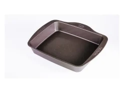 Bandeja honda para horno Asimetría Pyrex antiadherente inox 27x35 cm