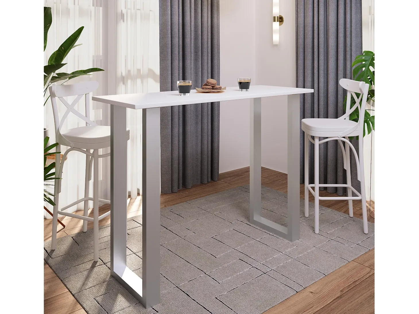 Barbacoa Xona Negro / Roble de miel AL. 102 x AN. 110 x P. 50 cm