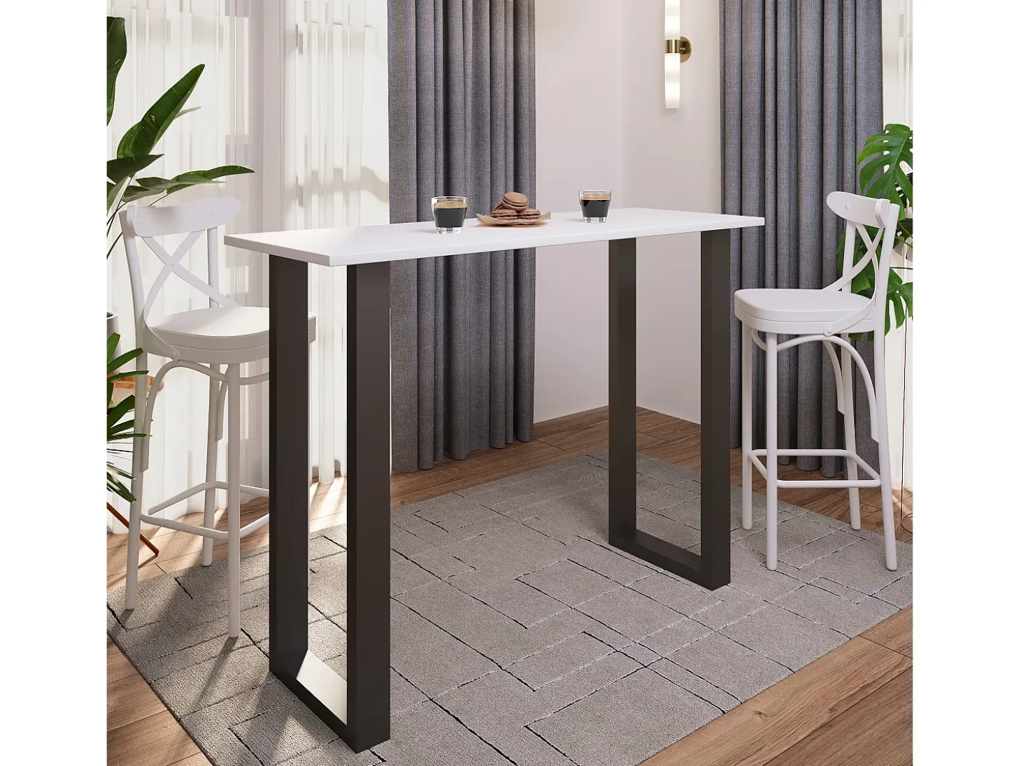Barbacoa Xona Plata / Roble de miel AL. 102 x AN. 140 x P. 50 cm