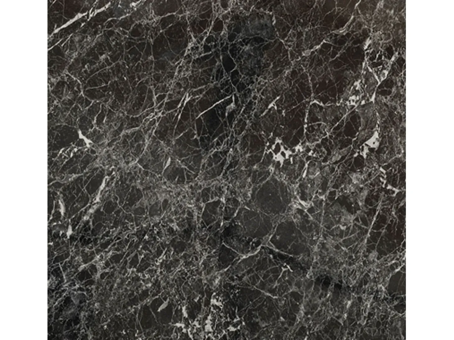 Barra alta redonda Ø 60 cm Rome bistro mármol negro brillante