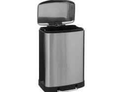 Basurero de metal con contenedor extraíble de 50 L