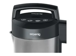 Batidora con calefacción de 850 W - 1,1 L - Acero inoxidable - 2 programas de cocción - Negra