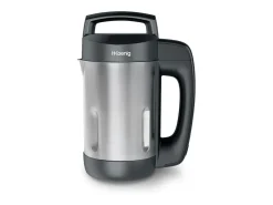 Batidora con calefacción de 850 W - 1,1 L - Acero inoxidable - 2 programas de cocción - Negra