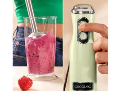 Batidora de mano Power RetroGreen 1200MAX Cream&Crush