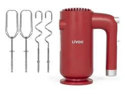 Batidora eléctrica DOP243R - 250 W - 5 velocidades - Roja